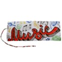 Music-color-elements Roll Up Canvas Pencil Holder (S) View1