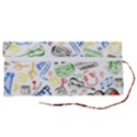 Music-color-elements Roll Up Canvas Pencil Holder (S) View2