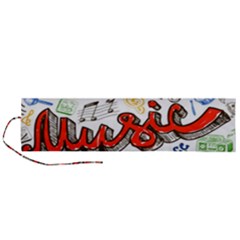 Music-color-elements Roll Up Canvas Pencil Holder (l) by Wegoenart