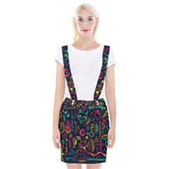 Sketch-graphic-illustration Braces Suspender Skirt by Wegoenart