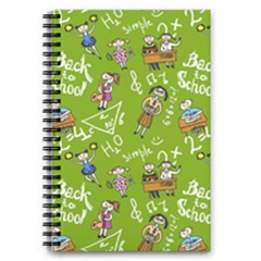Seamless Pattern With Kids 5 5  X 8 5  Notebook by Wegoenart