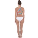Colorful City Life Horizontal Seamless Pattern Urban City Cross Back Hipster Bikini Top  View2