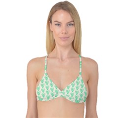 Watercolor Seaweed Reversible Tri Bikini Top by ConteMonfrey