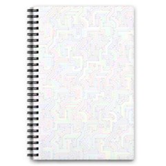 Computer Cyber Circuitry Circuits Electronic 5 5  X 8 5  Notebook by Jancukart