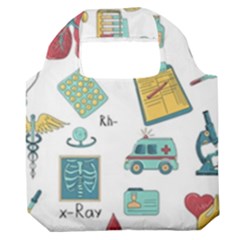 Abstract Abstraction Biology Chemistry Detail Genetics Premium Foldable Grocery Recycle Bag by danenraven