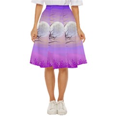 Abstract Nature Landscape Illustration Sky Clouds Classic Short Skirt by Wegoenart