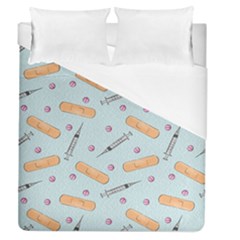 Medicine Items Duvet Cover (queen Size) by SychEva