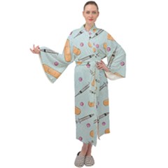 Medicine Items Maxi Velour Kimono by SychEva
