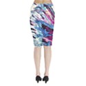 Feathers Midi Wrap Pencil Skirt View2