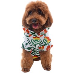 Painting Flower Leaves Forest Dog Coat by Wegoenart