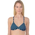 Blue Pines Blue Reversible Tri Bikini Top View3