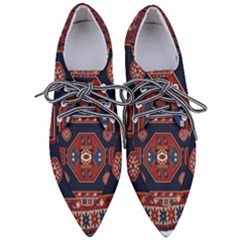 Armenian Carpet Pointed Oxford Shoes by Gohar