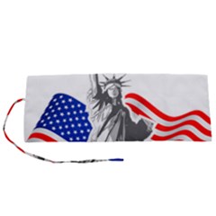 New York City Holiday United States Usa Roll Up Canvas Pencil Holder (s) by Jancukart