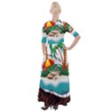 Coconut And Holiday Beach Food Half Sleeves Maxi Dress View2