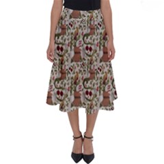Architecture Ornaments Perfect Length Midi Skirt by Gohar