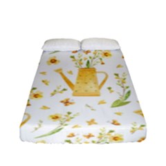 Easter Garden   Fitted Sheet (full/ Double Size) by ConteMonfrey