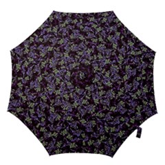 Abstract Collage Random Pattern Hook Handle Umbrellas (small) by dflcprintsclothing
