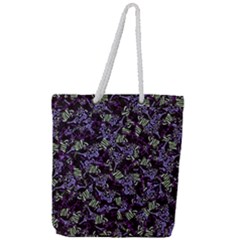Abstract Collage Random Pattern Full Print Rope Handle Tote (large) by dflcprintsclothing