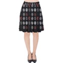 Black And Multicolored Polka Dot Wallpaper Artwork Digital Art Velvet High Waist Skirt View1