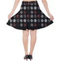 Black And Multicolored Polka Dot Wallpaper Artwork Digital Art Velvet High Waist Skirt View2