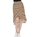 Christmas textur 04 Frill Hi Low Chiffon Skirt View1