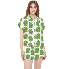 Kermit The Frog Pattern Chiffon Lounge Set by Valentinaart