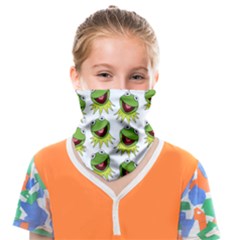 Kermit The Frog Face Covering Bandana (kids) by Valentinaart