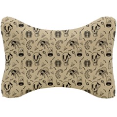 Halloween  Seat Head Rest Cushion by Valentinaart