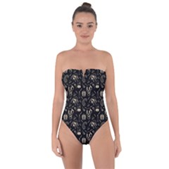 Halloween  Tie Back One Piece Swimsuit by Valentinaart