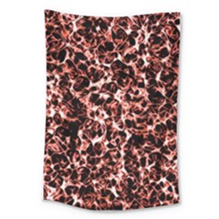 Red Universe Large Tapestry by DimitriosArt