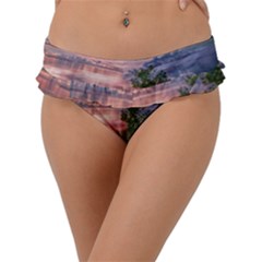 Nature Water Outdoors Travel Exploration Frill Bikini Bottom by danenraven