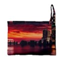New York City Urban Skyline Harbor Bay Reflections Premium Foldable Grocery Recycle Bag View3