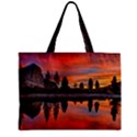 Lago Di Limides Dolomites Alps Italy Mountains Zipper Mini Tote Bag View2