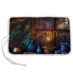 Blue Coffee Cups Cups Coffee Snack Blue Color Pen Storage Case (s) by danenraven