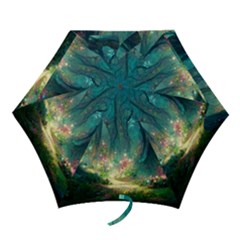 Magical Forest Forest Painting Fantasy Mini Folding Umbrellas by danenraven