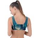 Magical Forest Forest Painting Fantasy Front Tie Bikini Top View2