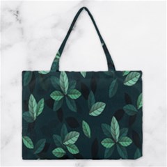 Leaves Pattern Medium Tote Bag by artworkshop