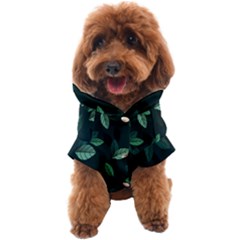 Leaves Pattern Dog Coat by artworkshop
