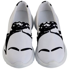 Frida Kahlo  Kids Lightweight Slip Ons by Sobalvarro