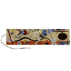 Carnival Of The Harlequin Art Roll Up Canvas Pencil Holder (l) by danenraven