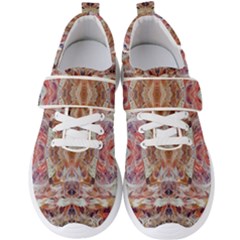 Pastels Kaleidoscope Men s Velcro Strap Shoes by kaleidomarblingart