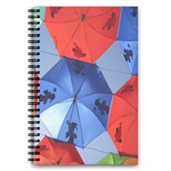 Letters Pattern Folding Umbrellas 2 5 5  X 8 5  Notebook by artworkshop