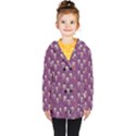 Background Halloween Pattern Pumpkin Skeleton Bat Kids  Double Breasted Button Coat View1