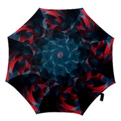 Art Polygon Geometric Design Pattern Colorful Hook Handle Umbrellas (medium) by Ravend