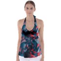 Art Polygon Geometric Design Pattern Colorful Babydoll Tankini Top View1