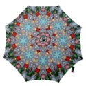 Geometric Symmetrical Symmetry Data Futuristic Hook Handle Umbrellas (Large) View1