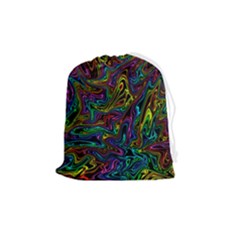 Melting Colours Drawstring Pouch (medium) by DimensionalClothing