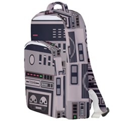 Cassette Recorder 80s Music Stereo Double Compartment Backpack by Pakemis