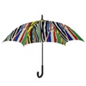 Abstract Trees Colorful Artwork Woods Hook Handle Umbrellas (Small) View3
