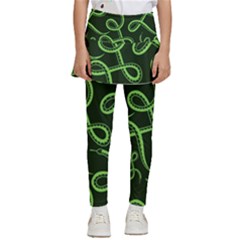 Snakes Seamless Pattern Kids  Skirted Pants by Pakemis